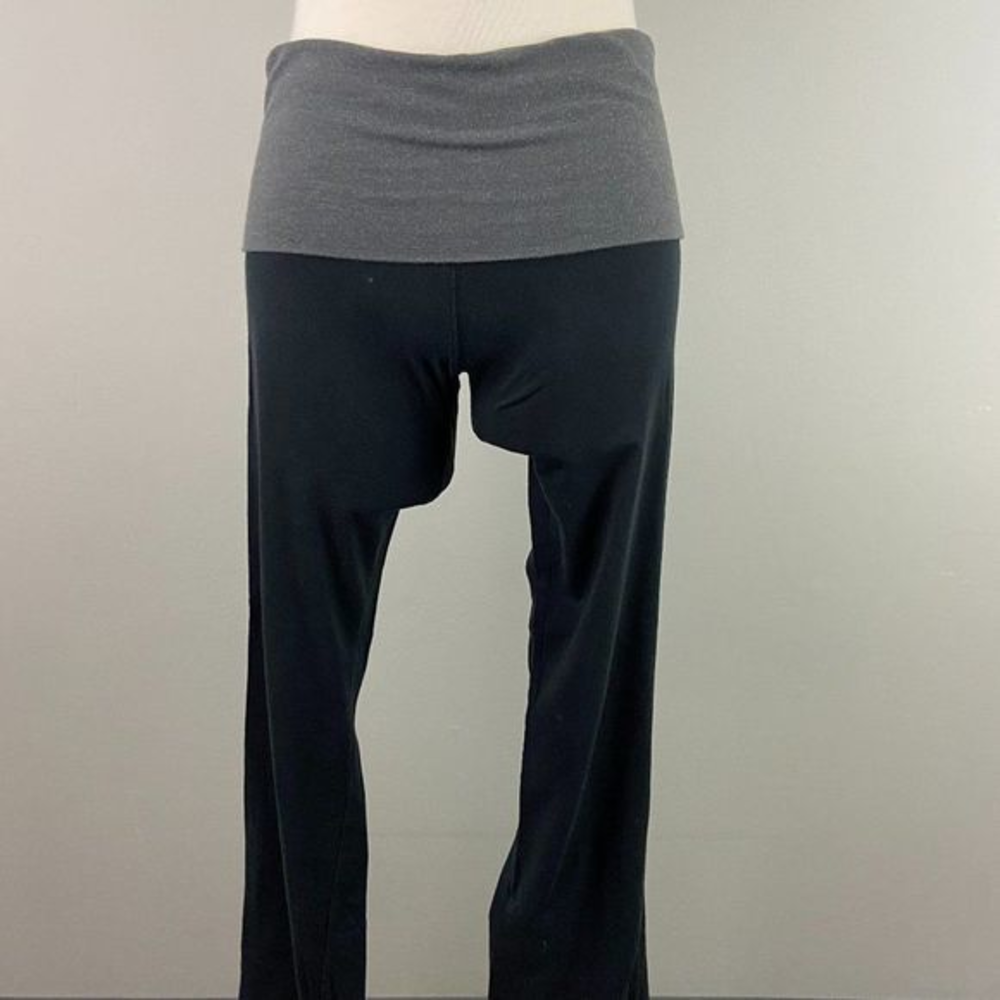 G21 Black &‎ Grey Cotton Stretch Pants
